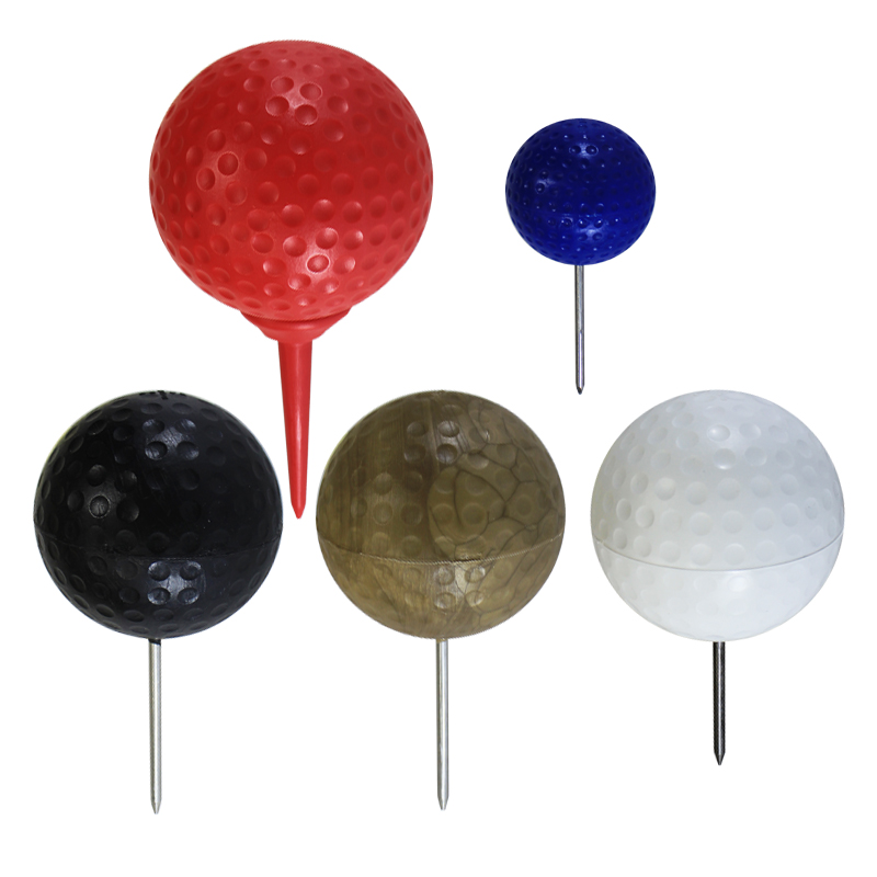 Round Plastic Tee Markers Bayco Golf