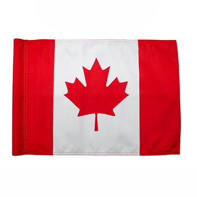 14″x20″ Canadian Dye-Sublimated Flag | Bayco Golf
